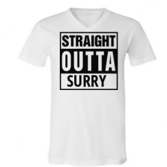 Unisex V-Neck Jersey Tee