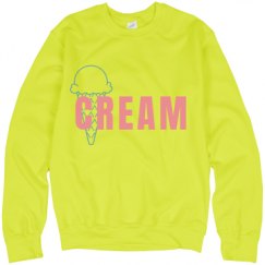 Unisex Neon Crewneck Sweatshirt