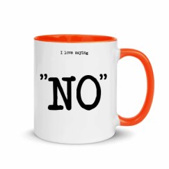 11oz Ceramic Mug with Color Inside