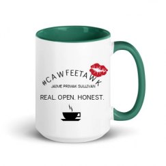 15oz Ceramic Mug with Color Inside