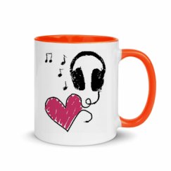 11oz Ceramic Mug with Color Inside