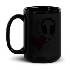 15oz Black Glossy Mug