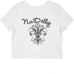 Ladies Slim Fit Crop Top Tee