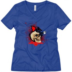 Ladies Relaxed Fit V-Neck Tee