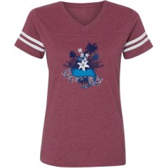 Ladies Relaxed Fit Vintage Sports Tee