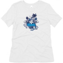 Ladies Relaxed Fit Super Soft Triblend Tee