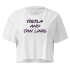 Ladies Festival Cali Crop Top Tee