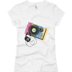 Ladies Slim Fit Basic Promo Jersey Tee
