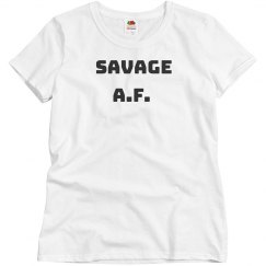 Savage a.f. tee