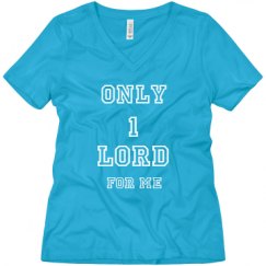 Ladies Relaxed Fit V-Neck Tee