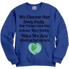 Unisex Film and Foil Crewneck Sweatshirt