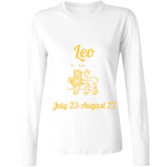 Ladies Relaxed Fit Basic Long Sleeve Tee