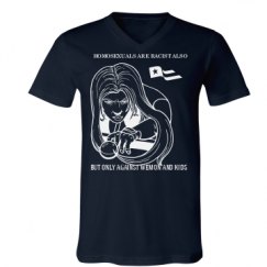 Unisex V-Neck Jersey Tee