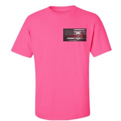 Unisex Ultra Cotton Safety Neon Crewneck Tee