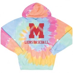 Unisex Tie-Dye Fleece Hoodie