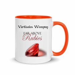 11oz Ceramic Mug with Color Inside