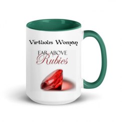 15oz Ceramic Mug with Color Inside