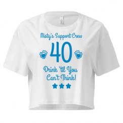 Ladies Festival Cali Crop Top Tee