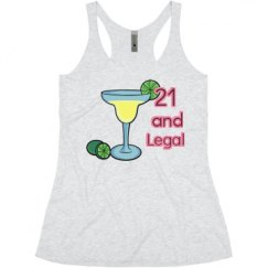 Ladies Slim Fit Super Soft Racerback Triblend Tank