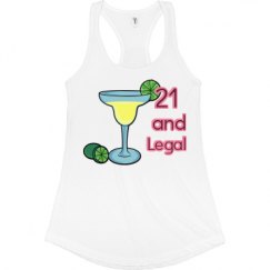 Ladies Slim Fit Racerback Tank Top