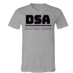 Unisex V-Neck Jersey Tee