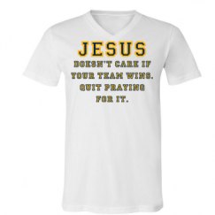 Unisex V-Neck Jersey Tee