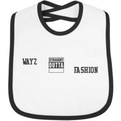 Infant Contrast Trim Bib