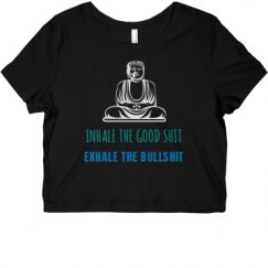 Ladies Slim Fit Crop Top Tee