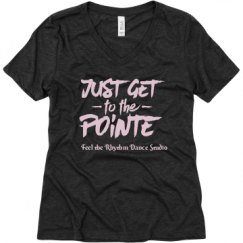 Ladies Relaxed Fit Super Soft Triblend V-Neck Tee