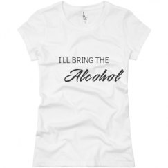 Ladies Slim Fit Basic Promo Jersey Tee