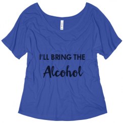 Ladies Flowy Slouchy Tee