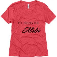 Ladies Relaxed Fit Super Soft Triblend V-Neck Tee