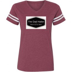 Ladies slim fit badge design 