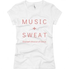 Ladies Slim Fit Basic Promo Jersey Tee