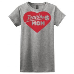 Tennis Mom Heart Tee