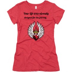 Ladies Slim Fit Super Soft Triblend Tee