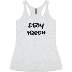 Ladies Slim Fit Super Soft Racerback Triblend Tank