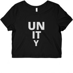 Ladies Slim Fit Crop Top Tee