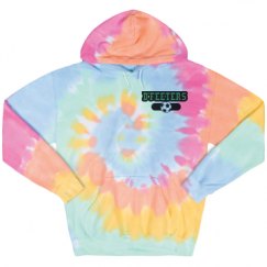 Unisex Tie-Dye Fleece Hoodie
