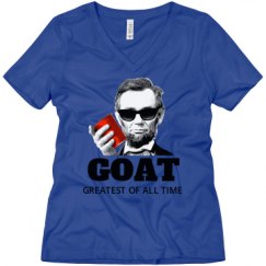 Ladies Relaxed Fit V-Neck Tee