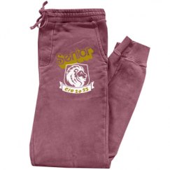 Pigment-Dyed Fleece Pants