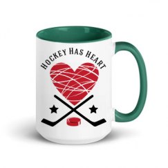 15oz Ceramic Mug with Color Inside