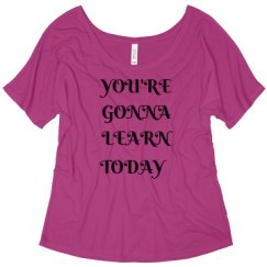 Ladies Flowy Slouchy Tee