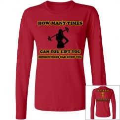 DONDIFITNESS LADIES SWEATSHIRT