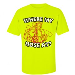 Unisex Ultra Cotton Safety Neon Crewneck Tee