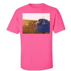 Unisex Ultra Cotton Safety Neon Crewneck Tee