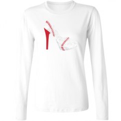 Ladies Relaxed Fit Basic Long Sleeve Tee