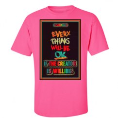 Unisex Ultra Cotton Safety Neon Crewneck Tee