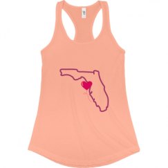 Ladies Slim Fit Racerback Tank Top