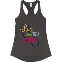 Ladies Slim Fit Racerback Tank Top